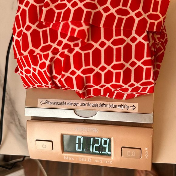 Susan Graver Pink White Geometric Sleeveless Tunic Top Womens 2X Tiered Comfort - Picture 8 of 8